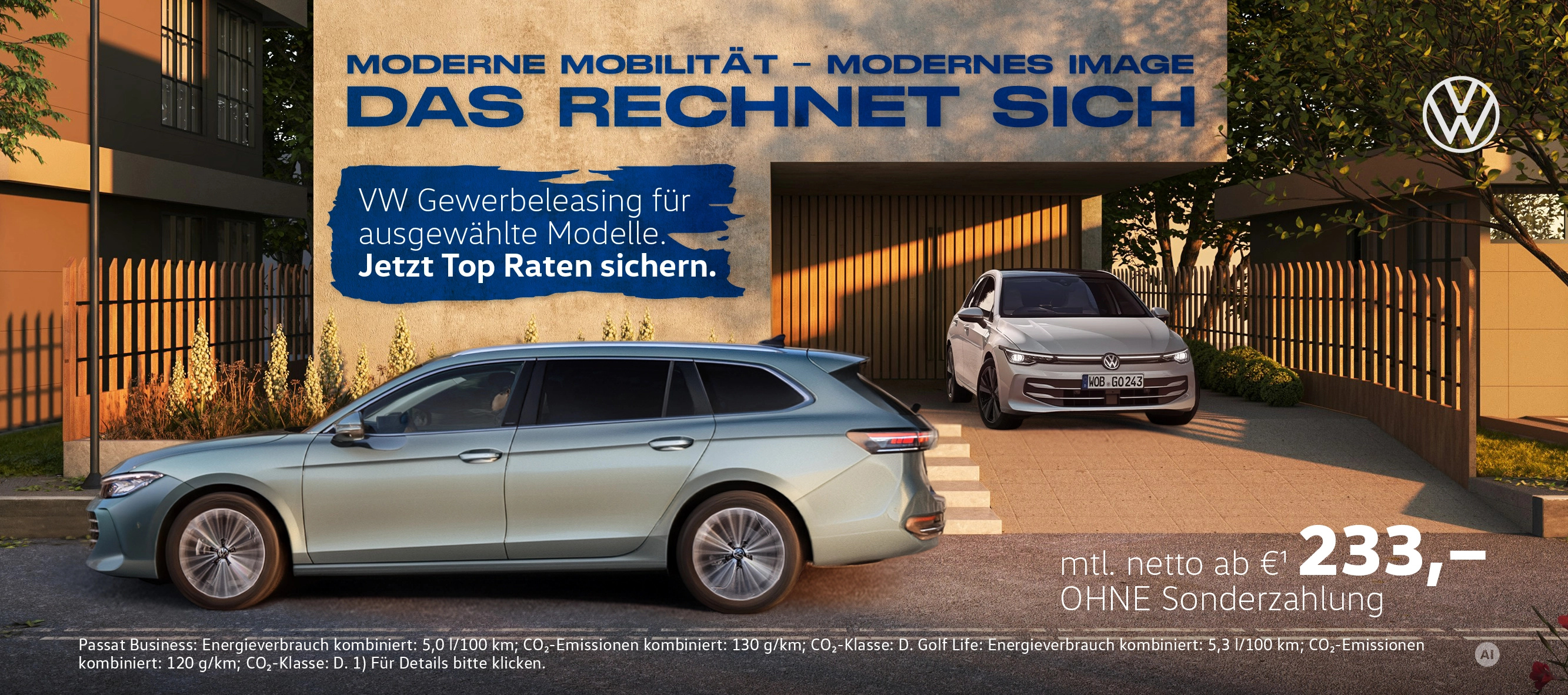 VW Gewerbe Sonderleasing