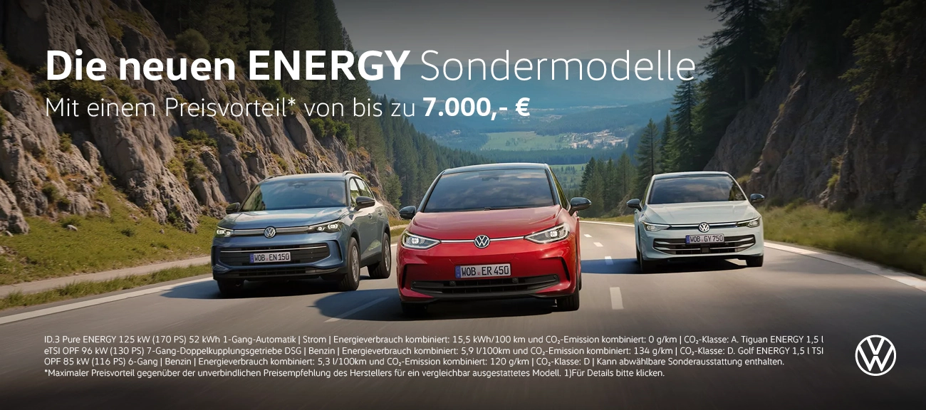 VW ENERGY Sondermodelle