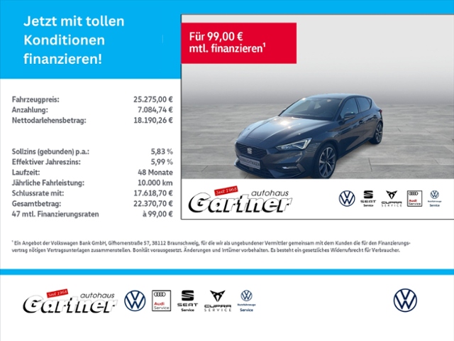 Leon FR 1.5eTSI DSG NAVI AHK KAMERA SHZG LED KLI