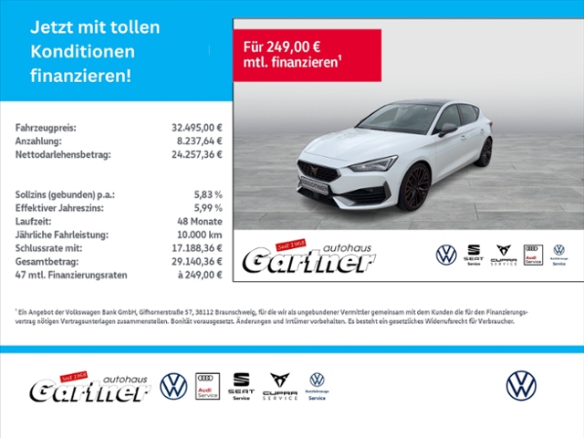 Leon VZ 2.0 TSI DSG PANO 19'VISION PLUS KAMERA A