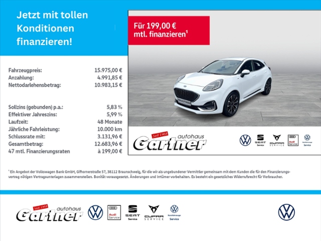 Puma ST-Line Vignale 1.0 EcoBoost LED NAVI LEDER