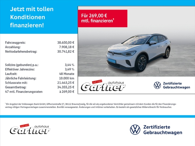 ID.4 PURE 55kWh AREA VIEW IQ LIGHT WÄRMEPUMPE EA