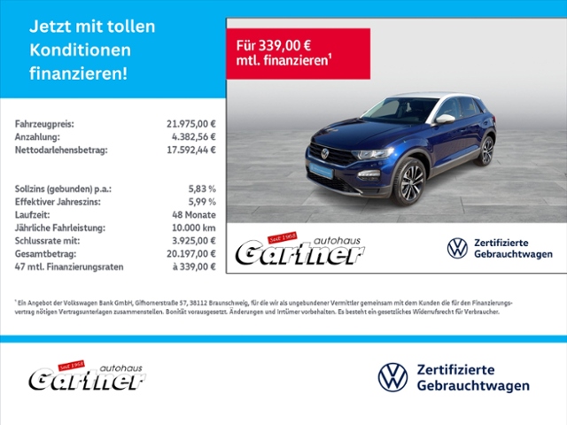 T-Roc UNTED 2.0 TDI DSG REAR VIEW NAVI PDC Klima